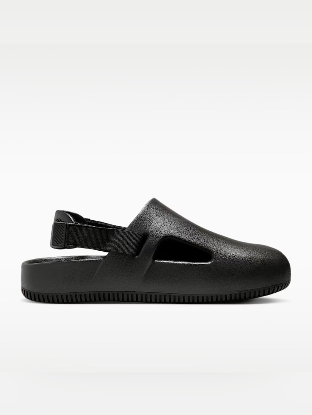 Nike Women’s Calm Mule Black Slip-On Clog with Heel Strap - Picture 3 of 15